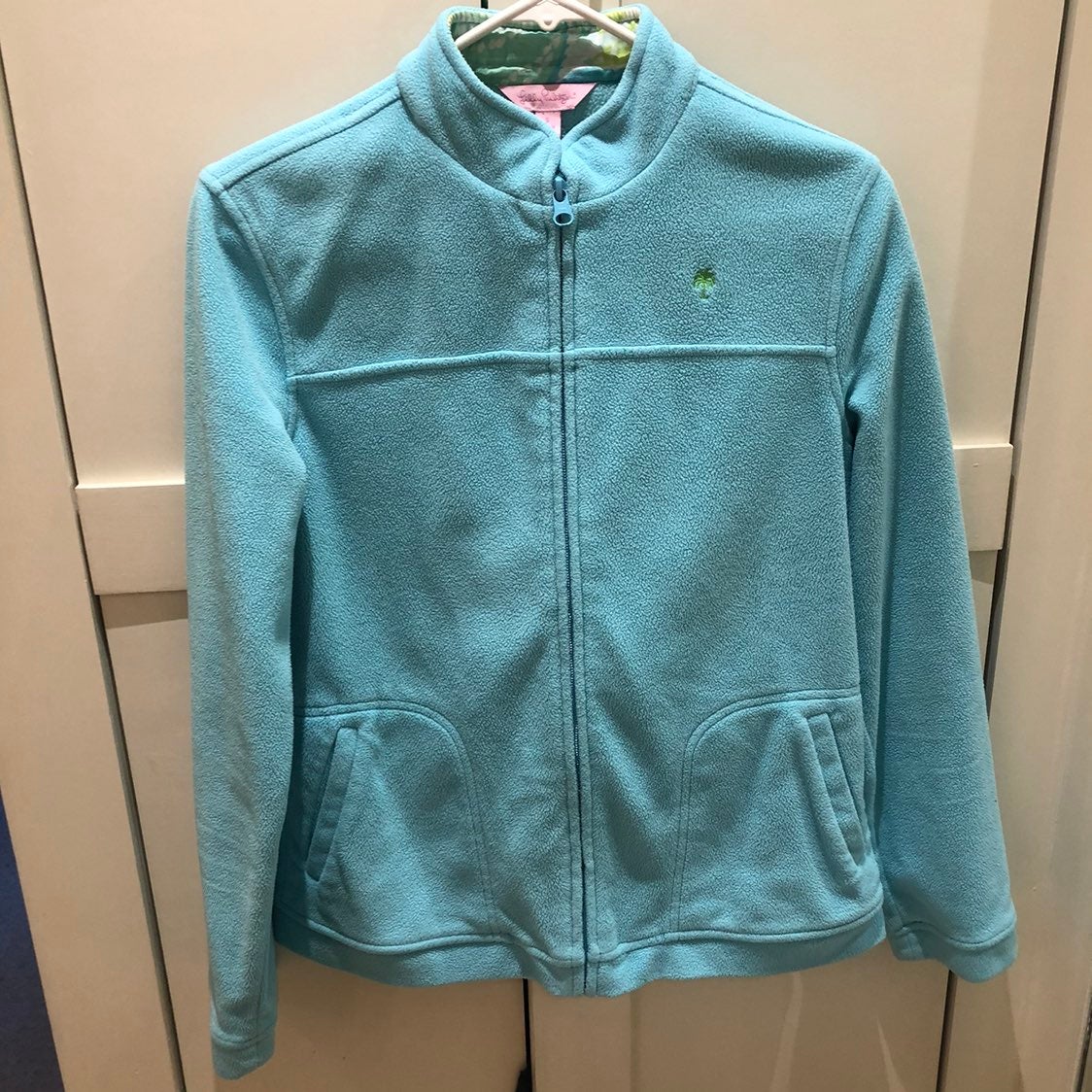 Lilly Pulitzer full zip fleece. Small
