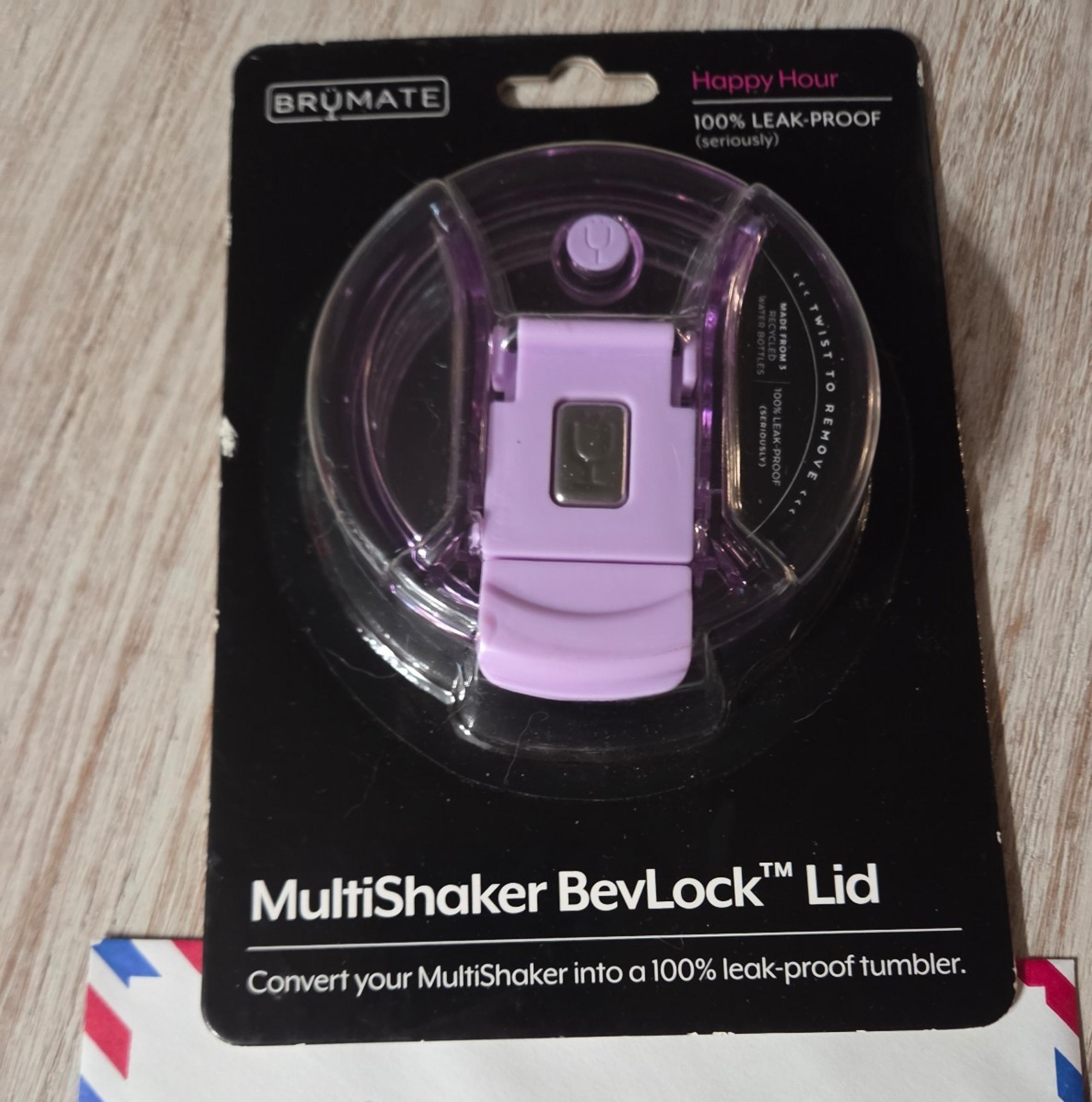NIB Happy Hour Multishaker BevLock Lid - Brumate