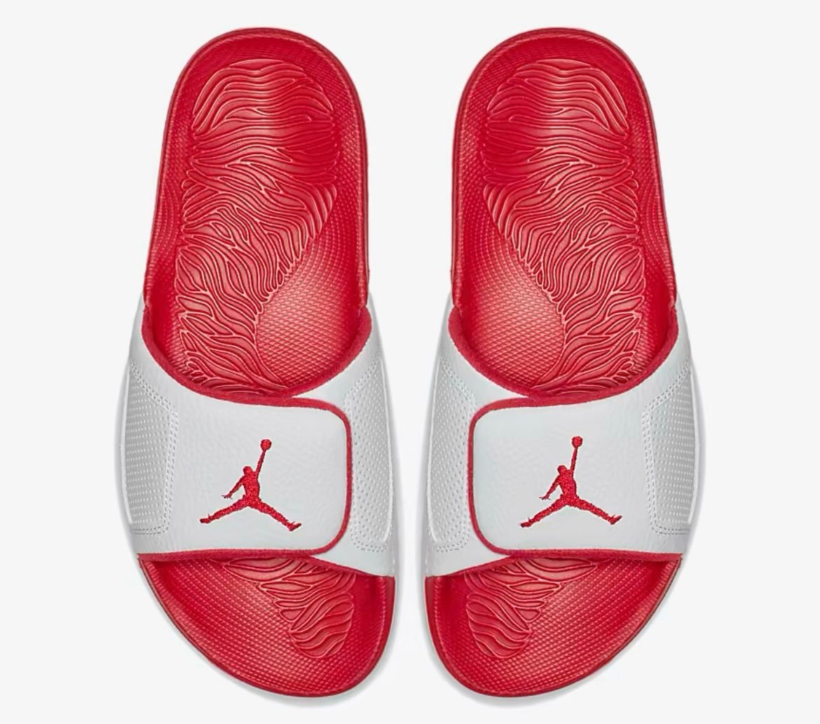 AIR JORDAN HYDRO 3 RETRO SLIDE MENS SIZE 10 CEMENT FIRE RED 854556-116 NEW 2022
