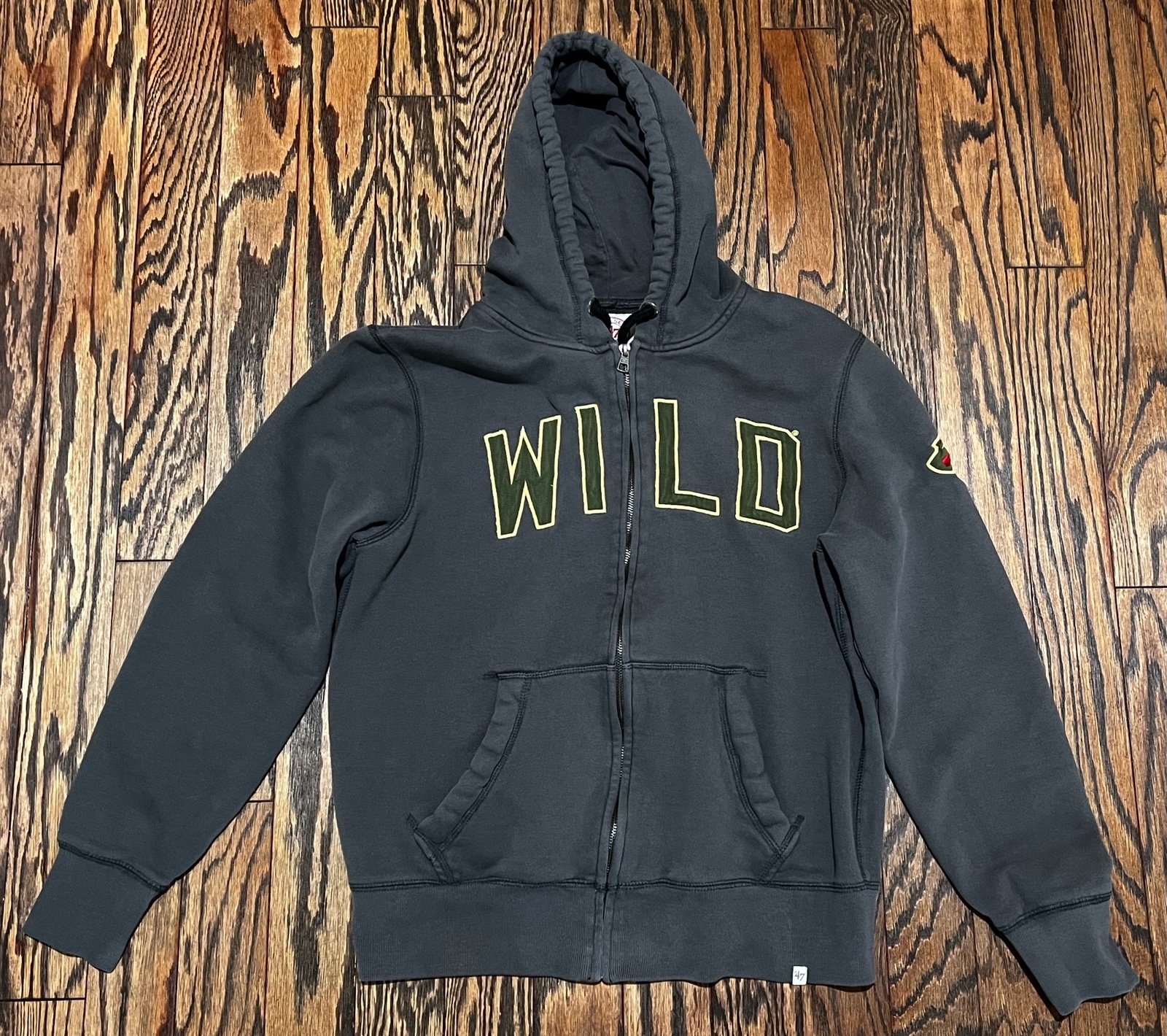 Minnesota Wild ‘47 Brand Hoodie Size Medium NHL Hockey