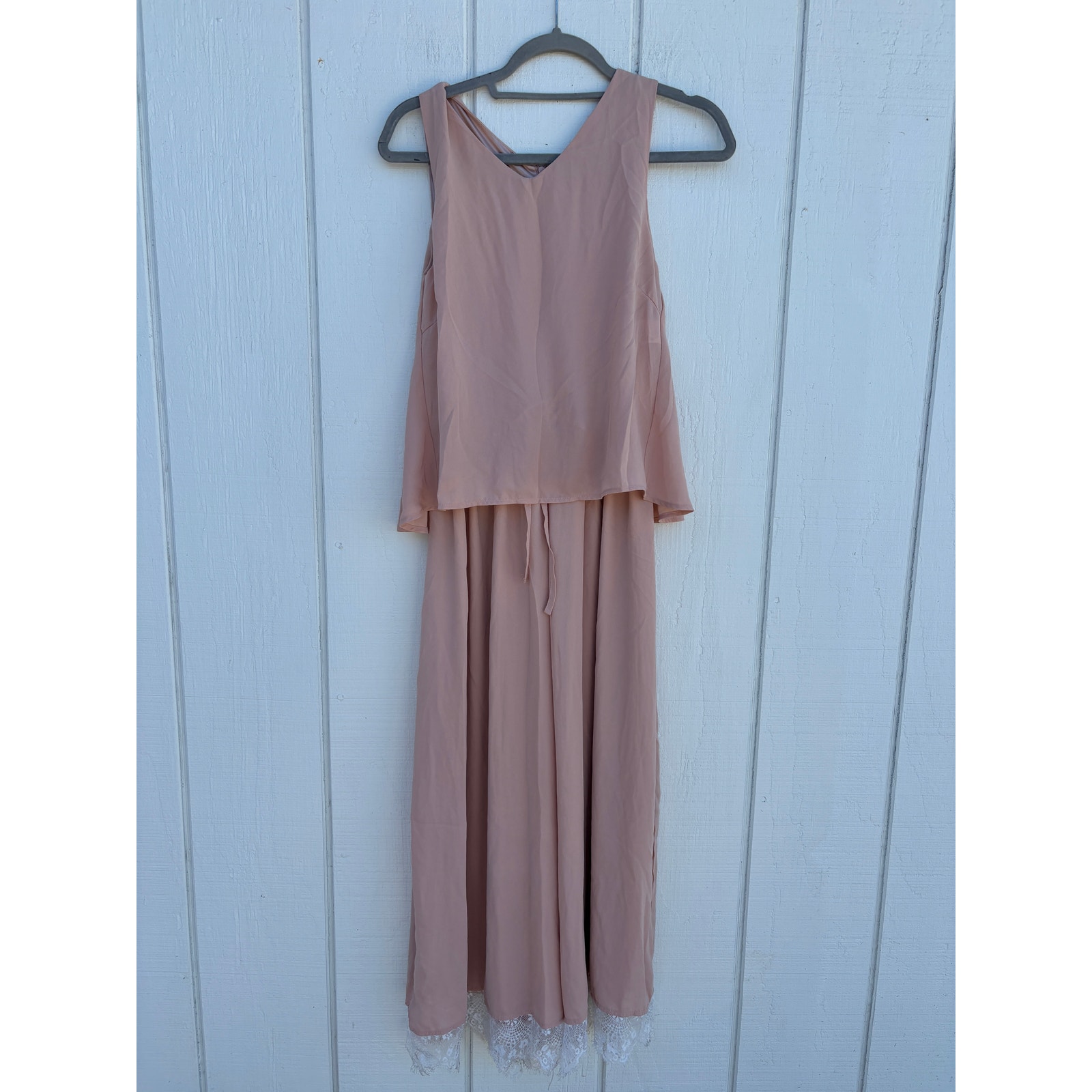 Re:EDIT Pink Blouson Jumpsuit, Japanese Brand, Wide Legs, Sz M