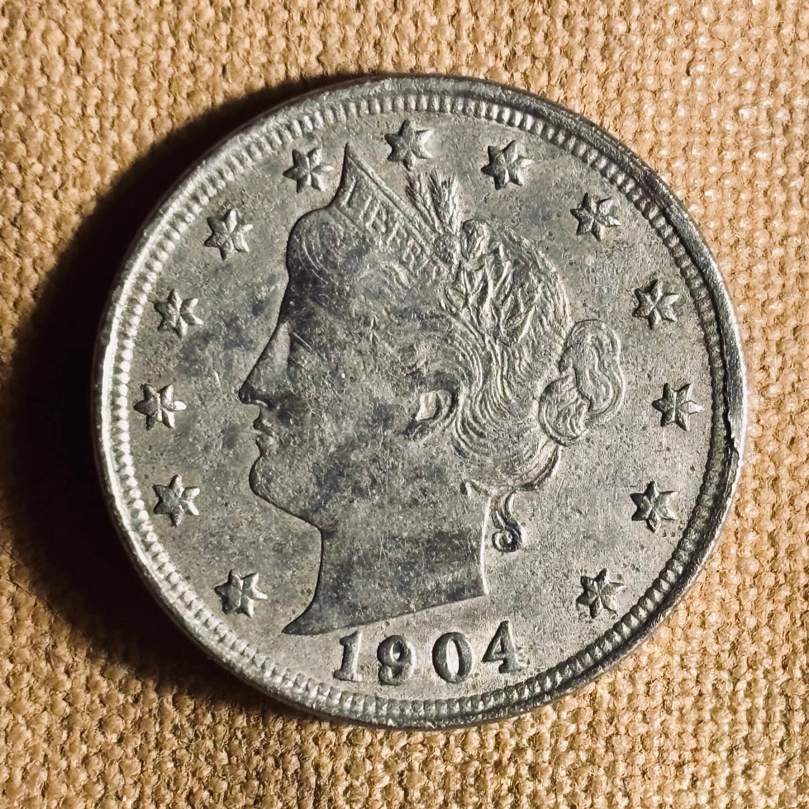 1904 Liberty “V” Nickel (XF)