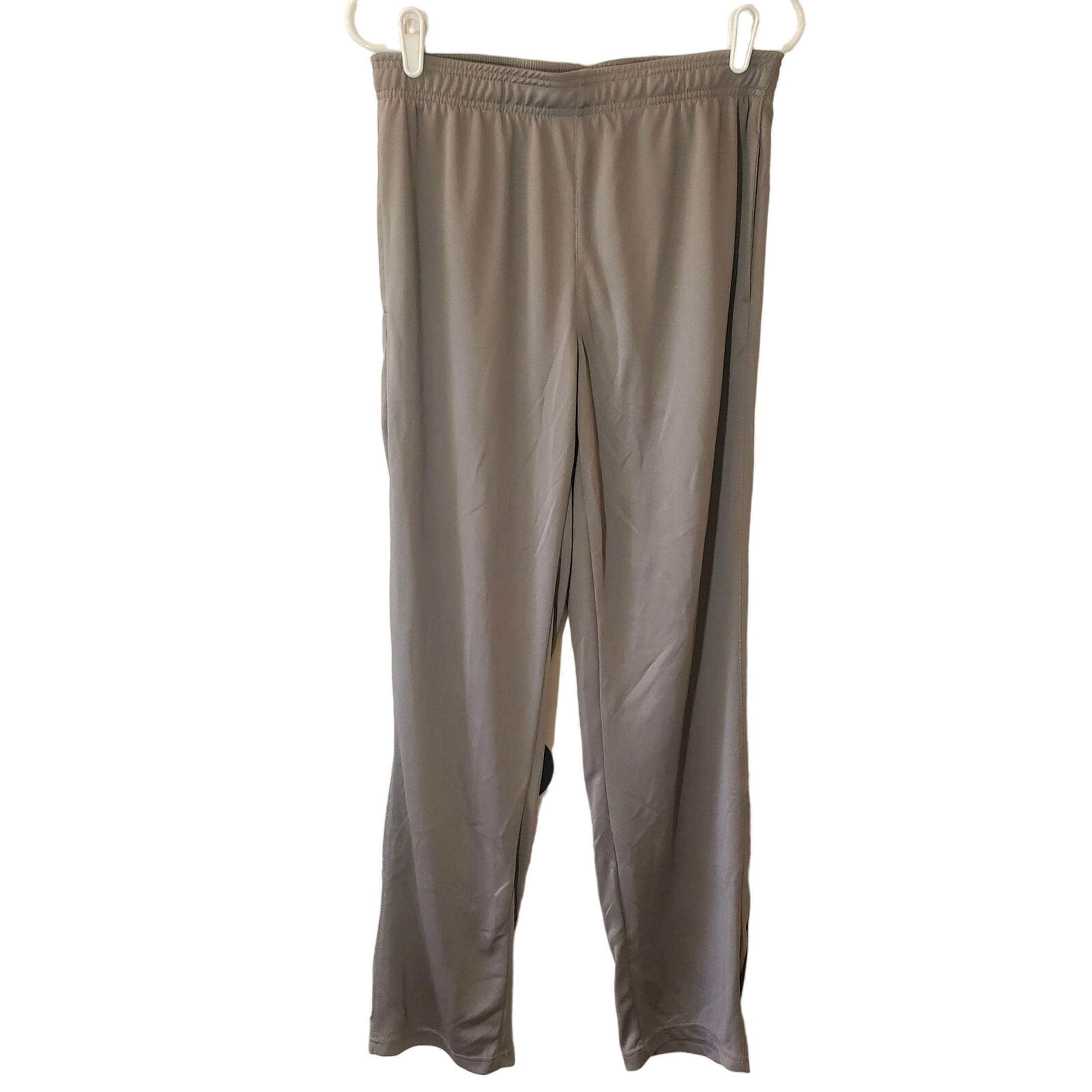 Tek Gear Cool Tek Gray Straight Leg Athletic Gym Training Pants Men’s Size M