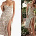 House of CB Light Green Corset Midi Sundress