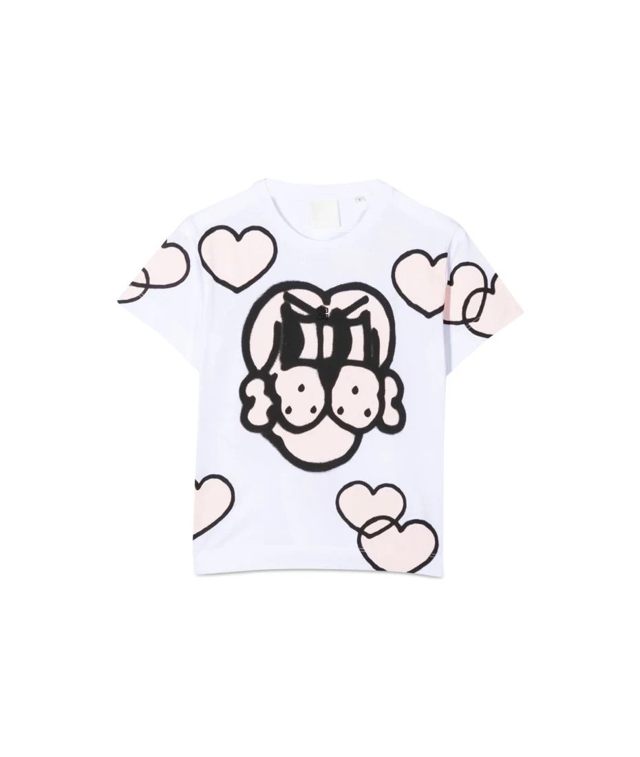 GIVENCHY Heart-Print Cotton T-shirt