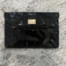 Michael Kors Black Python Envelope Clutch Bag W/ Gold Hardware!! NWOT