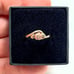 10k Solid Yellow Gold Rose & leaf Estate Ring (size 5.25 ) (2.13g)