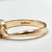 10k Solid Yellow Gold Rose & leaf Estate Ring (size 5.25 ) (2.13g)
