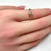 10k Solid Yellow Gold Rose & leaf Estate Ring (size 5.25 ) (2.13g)