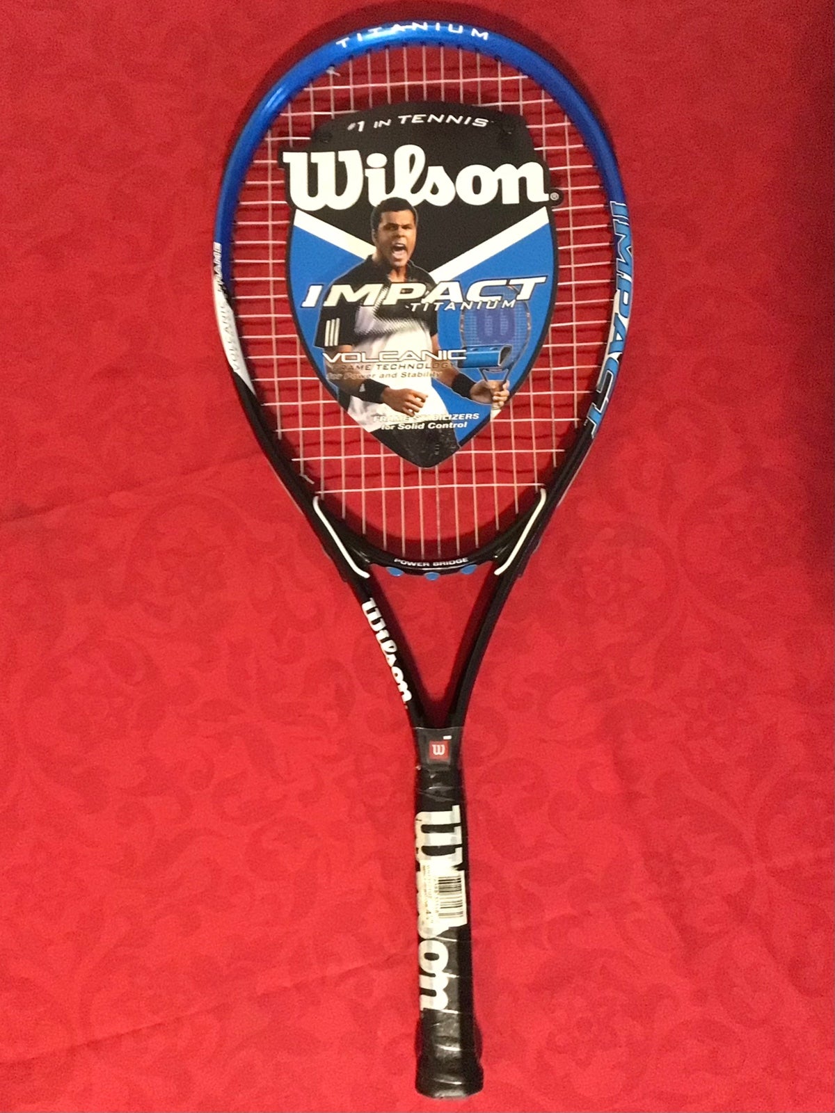 New! Wilson Mardy Fish Titanium Impact WRT3121U2 Volcanic Tennis Racquet 4 1/4”