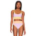 Beach Riot Eva Bikini Top in Sundazed Colorblock Size XL