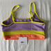 Beach Riot Eva Bikini Top in Sundazed Colorblock Size XL