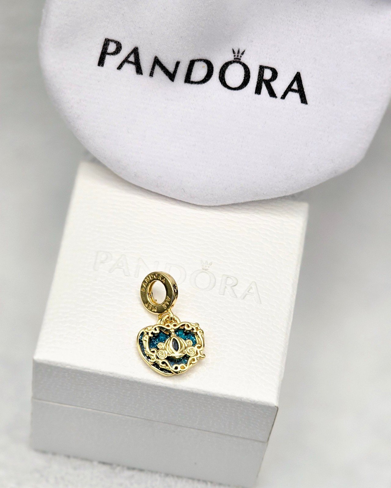 Pandora // Disney // Cinderella // Carriage // Heart // Dangle // Pandora Charm