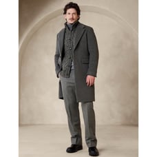 Banana Republic Men's Sendero Wool Topcoat Sz. L
