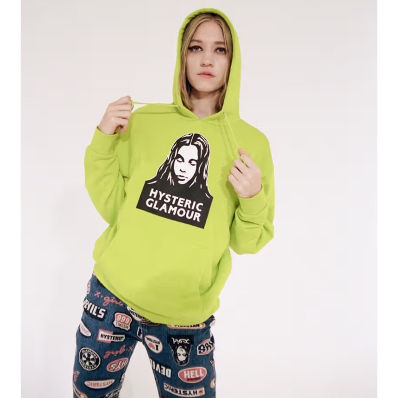 x-Girl X Hysteric Glamour Hoodie Sweatshirt – Dolls Kill