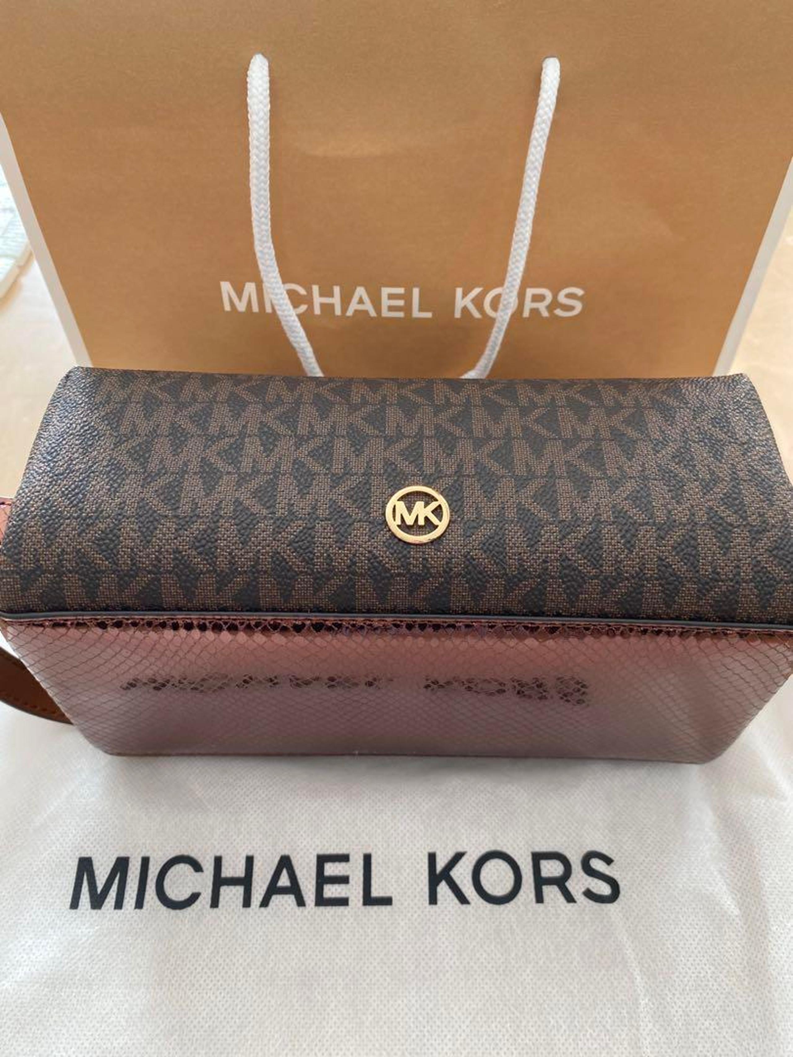 MICHAEL KORS Pouch Brown/Rose Gold