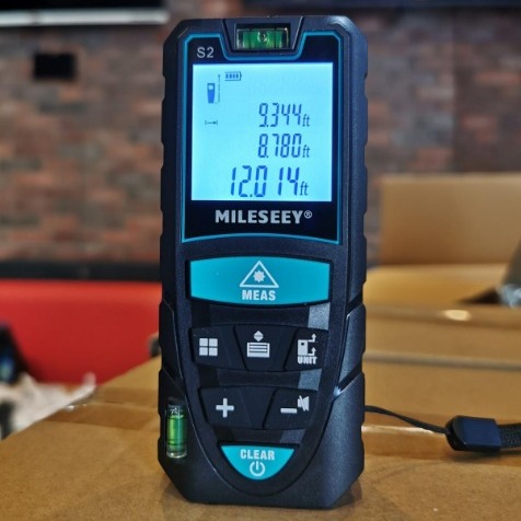 Laser Measure, 165 Feet Digital Laser Distance Meter with 2 Bubble Levels