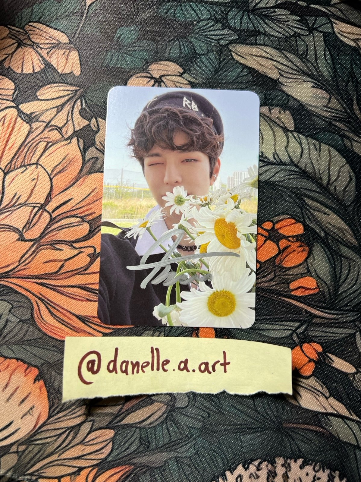 Seungmin Signed photocard maxident