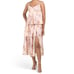 House of Harlow 1960 Margarita Pink Floral Print Bustier Corset Midi Dress M