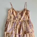 House of Harlow 1960 Margarita Pink Floral Print Bustier Corset Midi Dress M