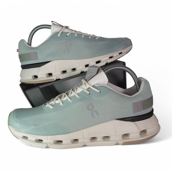 ON Cloudnova Form Performance Running Shoes Mineral Ivory Women's 9.5