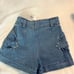 Denim skort