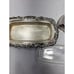 Vintage Georgian by Wallace 1306 Silverplate Covered Butter Dish w/ Glass Insert