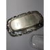 Vintage Georgian by Wallace 1306 Silverplate Covered Butter Dish w/ Glass Insert