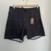 Patagonia Hydropeak Volley Board Shorts Marine Fog Stripe Ink Black Men's Size M
