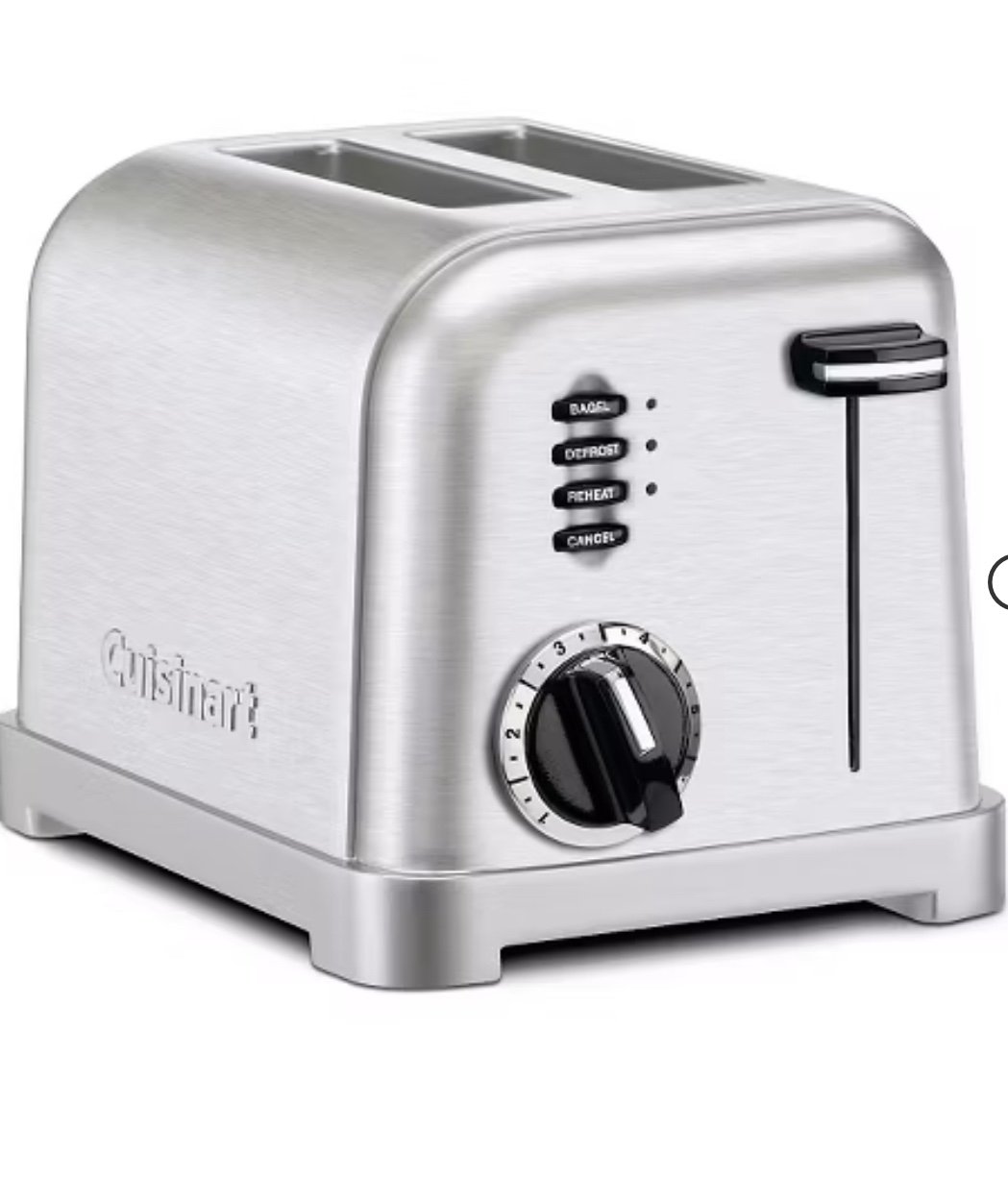 Cuisinart 2 Slice Classic Toaster - Stainless Steel - CPT-160P1