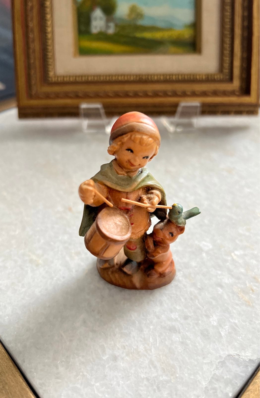 RARE Vintage ANRI Ferrándiz Little Drummer Boy Carved Figurine