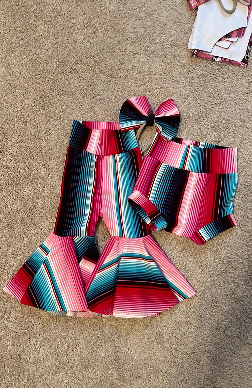 Pants, Bummies and bow set