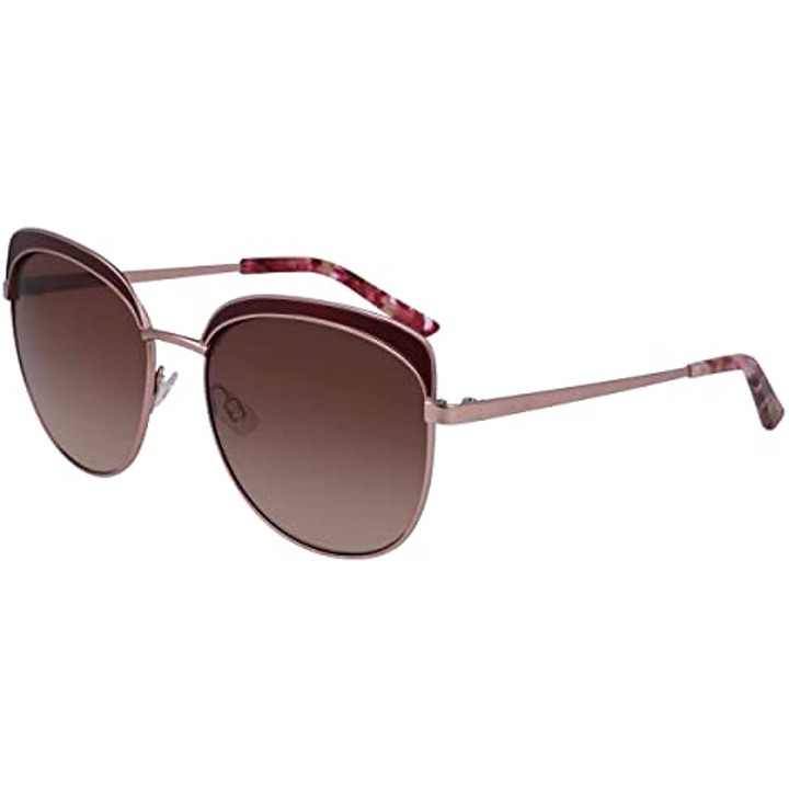 NEW Bebe BB 7206 770 Rose Gold Sunglasses with Brown Lenses & Bebe Case