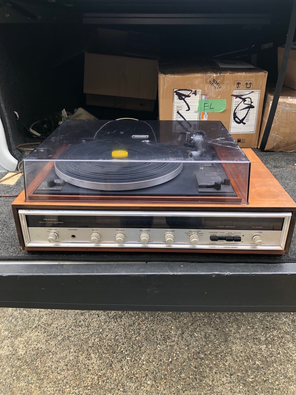 Vintage Restored Pioneer C-5600D Compact System w/ Receiver Turntable