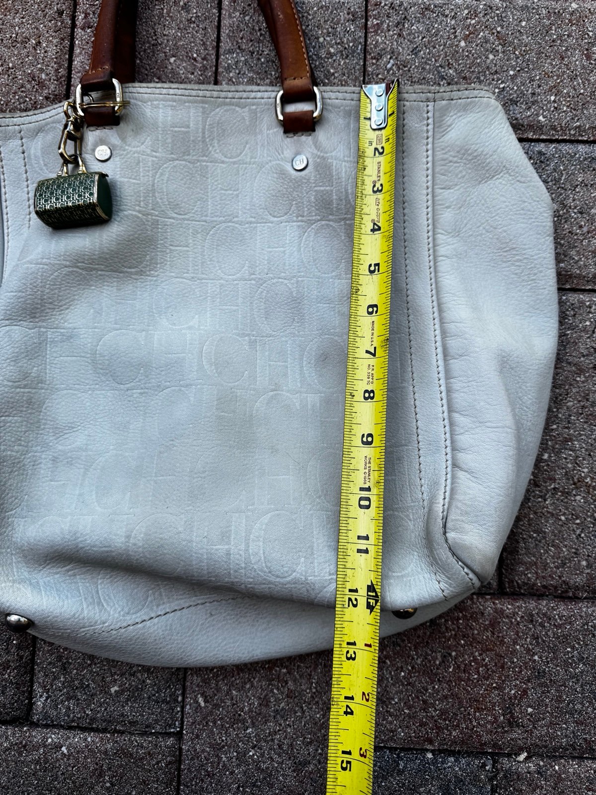 Carolina Herrera Leather bag / vintage leather bag/CH leather bag
