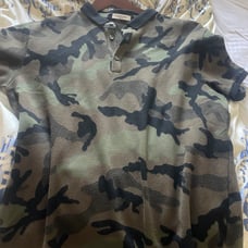 Men’s Valentino Camo polo shirt size M