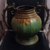 Fancy Metal Garden Urn With Detailed Handles