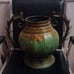 Fancy Metal Garden Urn With Detailed Handles
