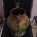 Fancy Metal Garden Urn With Detailed Handles