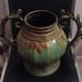Fancy Metal Garden Urn With Detailed Handles