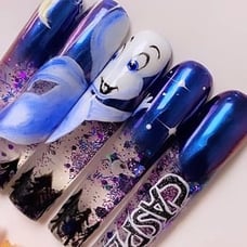Press on nails ♥️ Aquarium Casper