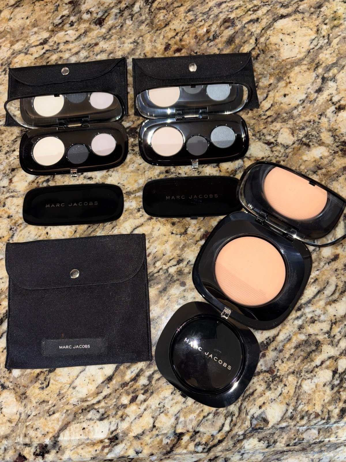 3 Like New New Marc Jacobs Eye Shadow Palettes and Perfection Powder