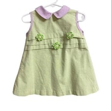 Vintage Pastel Green & Lavender Dress