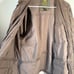 Lucky Brand Chore Coat Military Jacket Corduroy VTG Size XL Brown Pockets Hiking