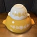 Pyrex Butterfly Gold Cinderella Mixing Bowl Set 444 - 4 Quart and 441 - 1.5 Pint