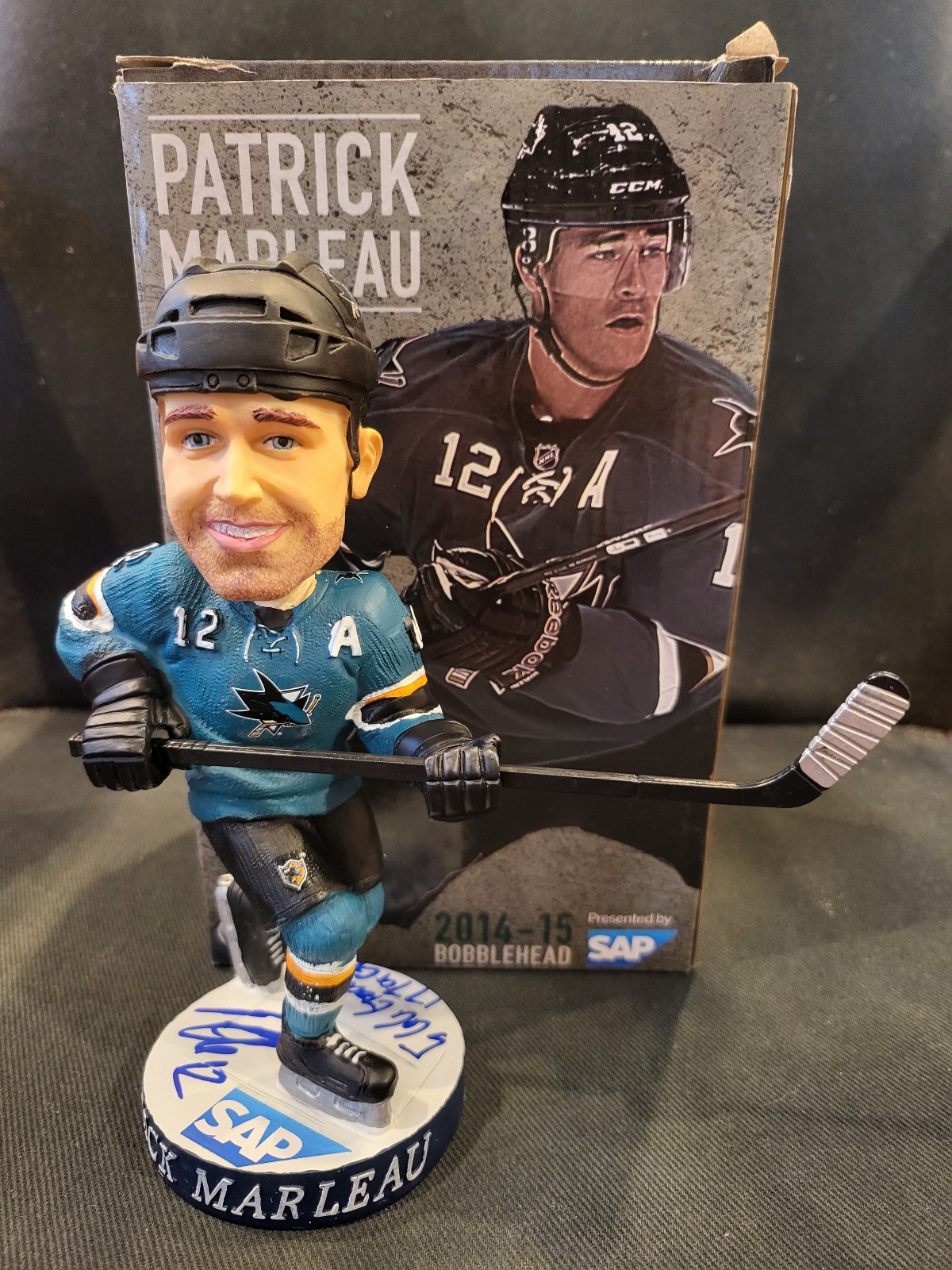 Patrick Marleau signed bobblehead