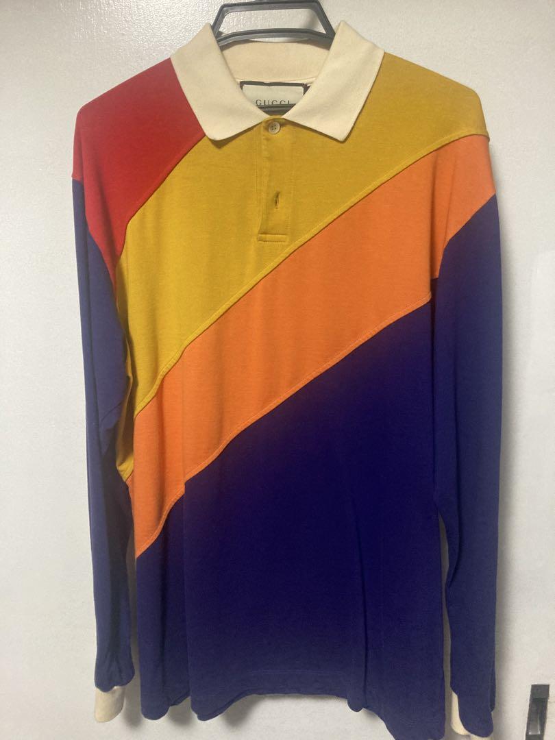 Gucci Long-Sleeve Polo Shirt