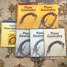 Abeka Academy 11th Grade Plane Geometry Math Homeschool Curriculum