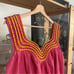 Anthropologie Let Me Be Pink Orange Floral Print Swing Tunic Dress