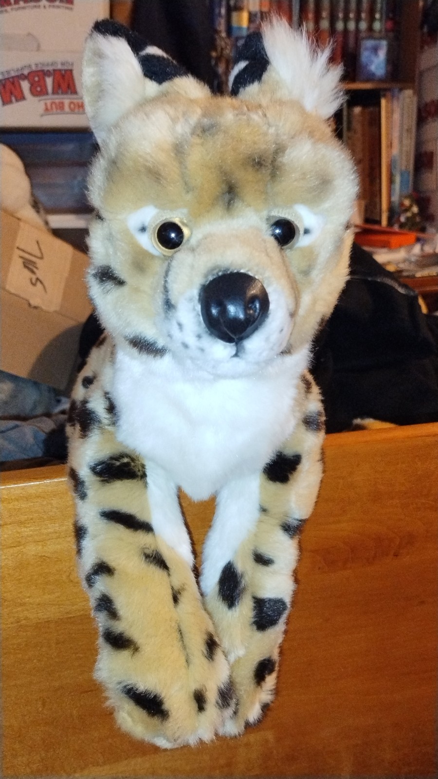 SOS save our space serval plush NWOT